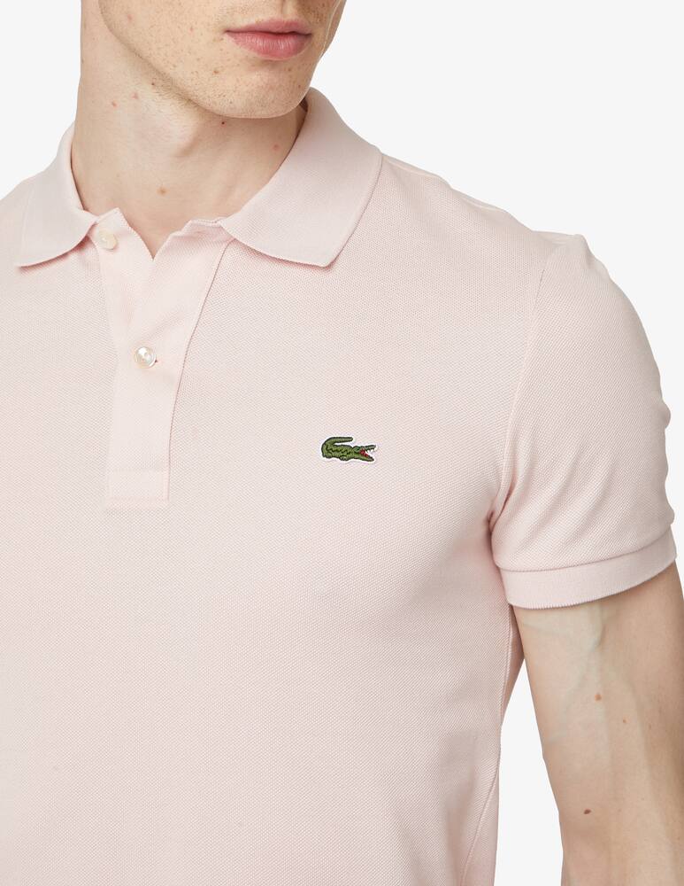 rinascente Lacoste Polo manica corta slim fit - rosa