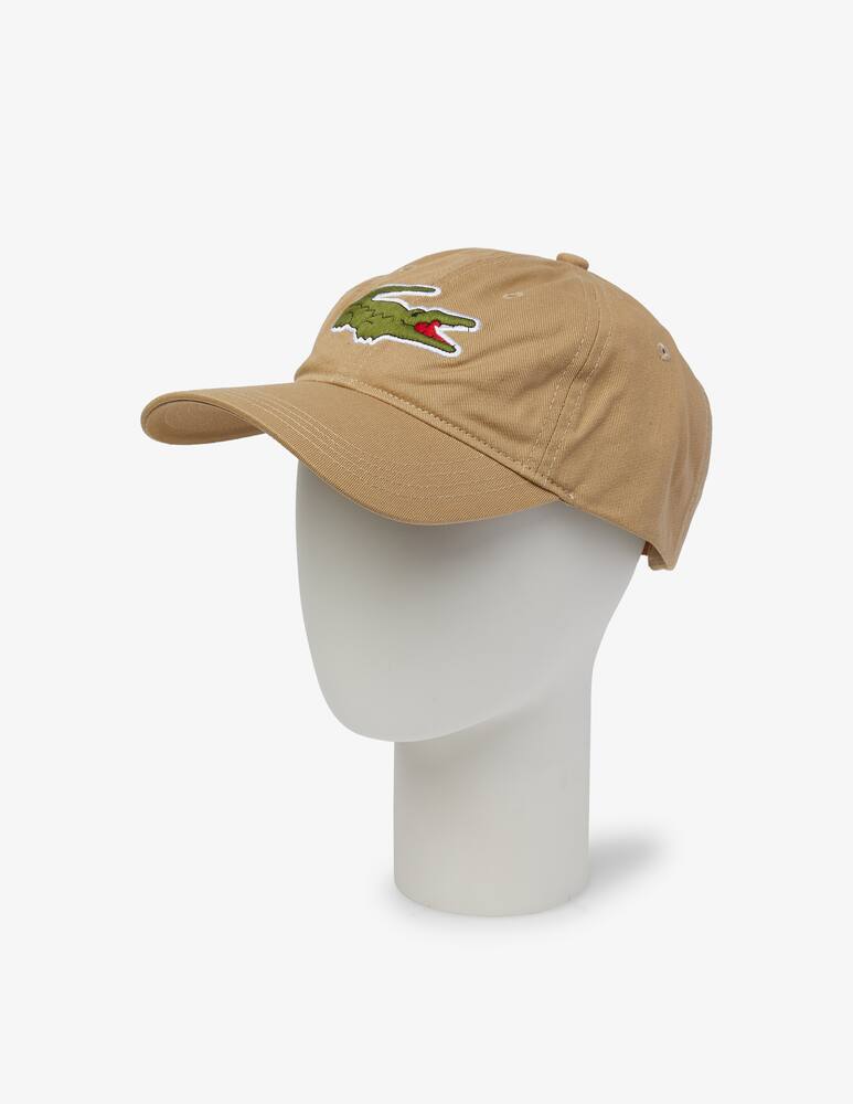 rinascente Lacoste Maxi logo baseball hat - beige