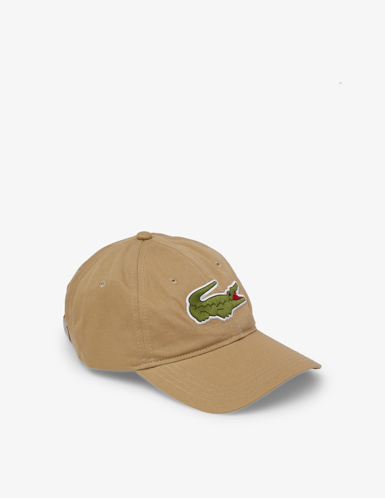 rinascente Lacoste Maxi logo baseball hat - beige