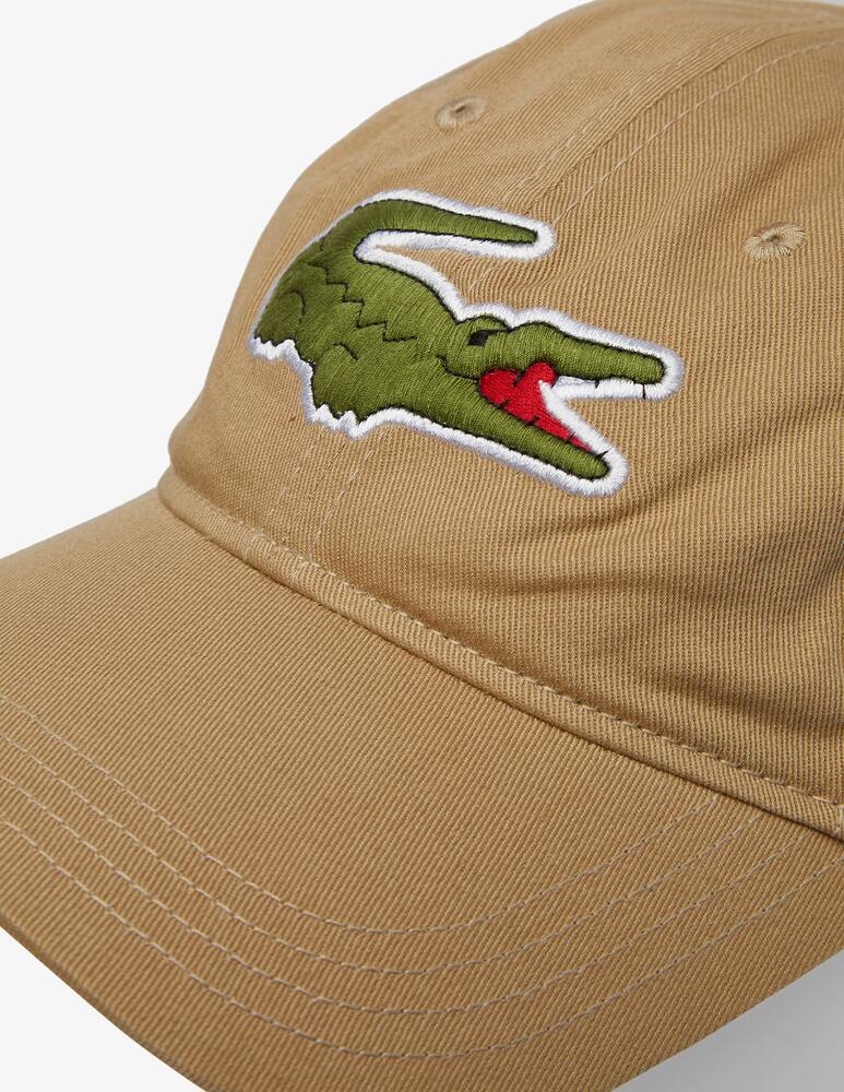 rinascente Lacoste Maxi logo baseball hat - beige