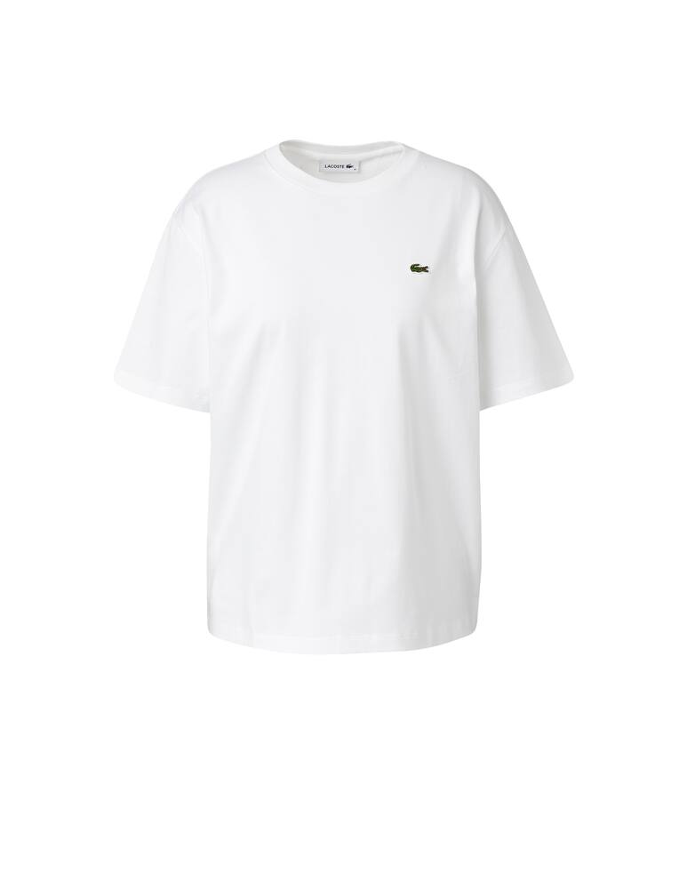 rinascente Lacoste T-shirt girocollo in cotone - bianco