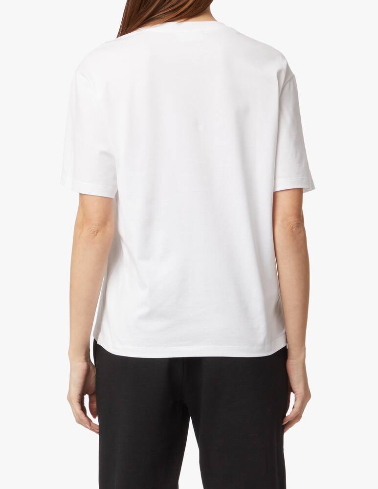 rinascente Lacoste T-shirt girocollo in cotone - bianco