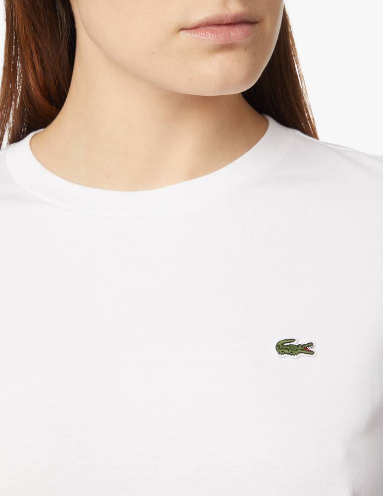 rinascente Lacoste T-shirt girocollo in cotone - bianco
