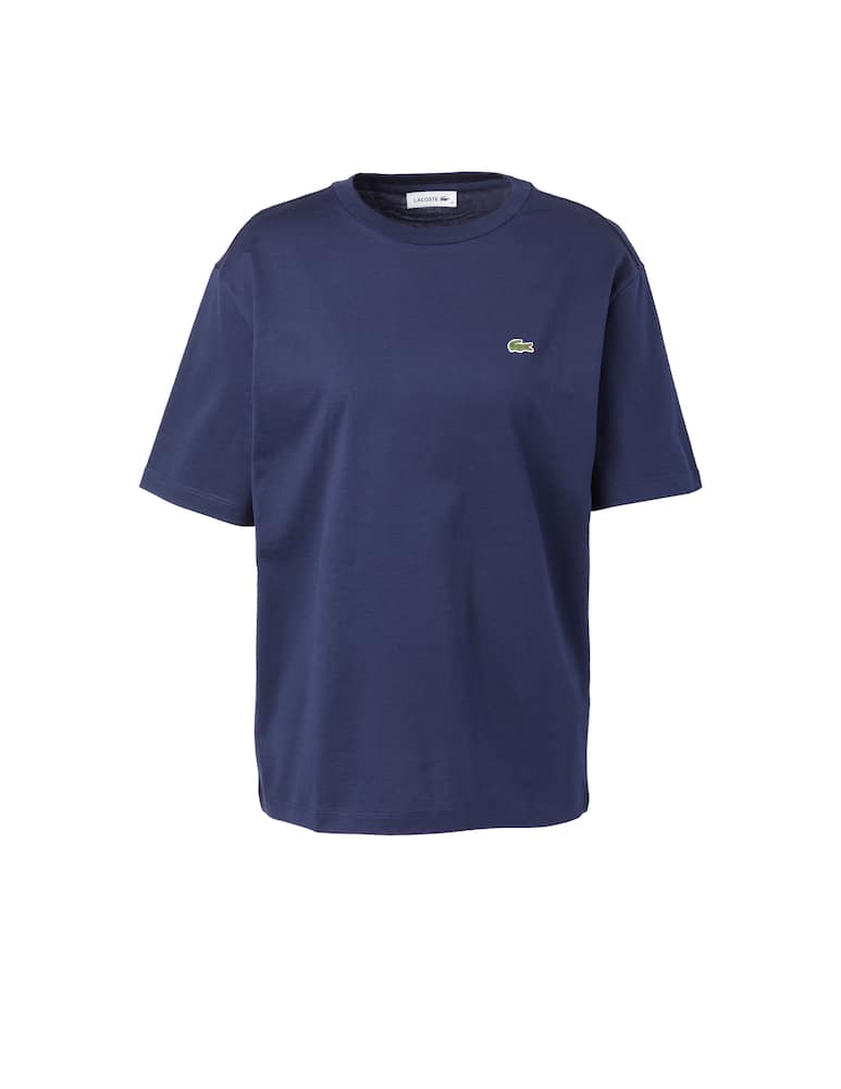 rinascente Lacoste T-shirt girocollo in cotone - blu