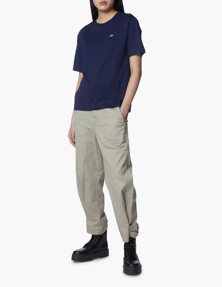 rinascente Lacoste T-shirt girocollo in cotone - blu