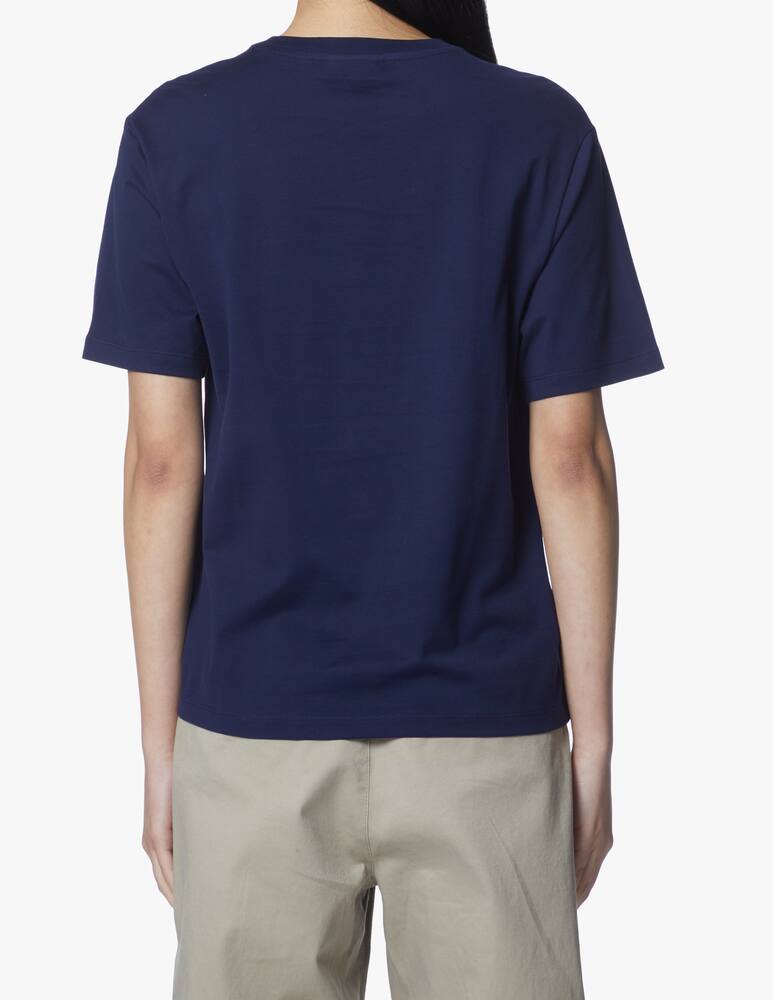 rinascente Lacoste T-shirt girocollo in cotone - blu