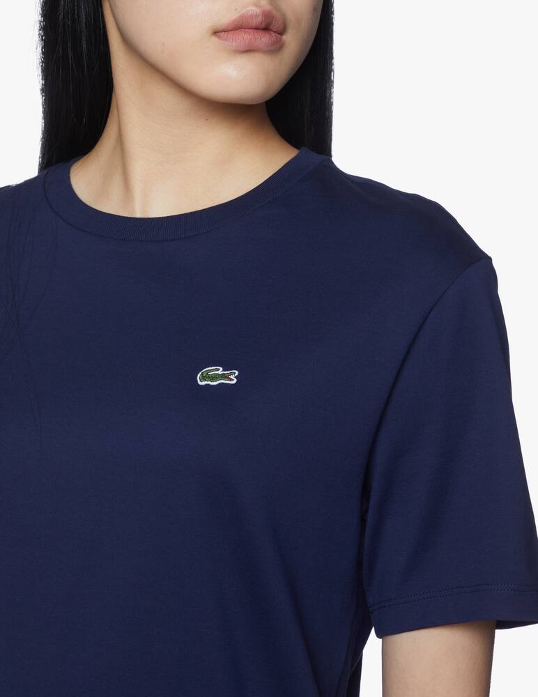 rinascente Lacoste T-shirt girocollo in cotone - blu