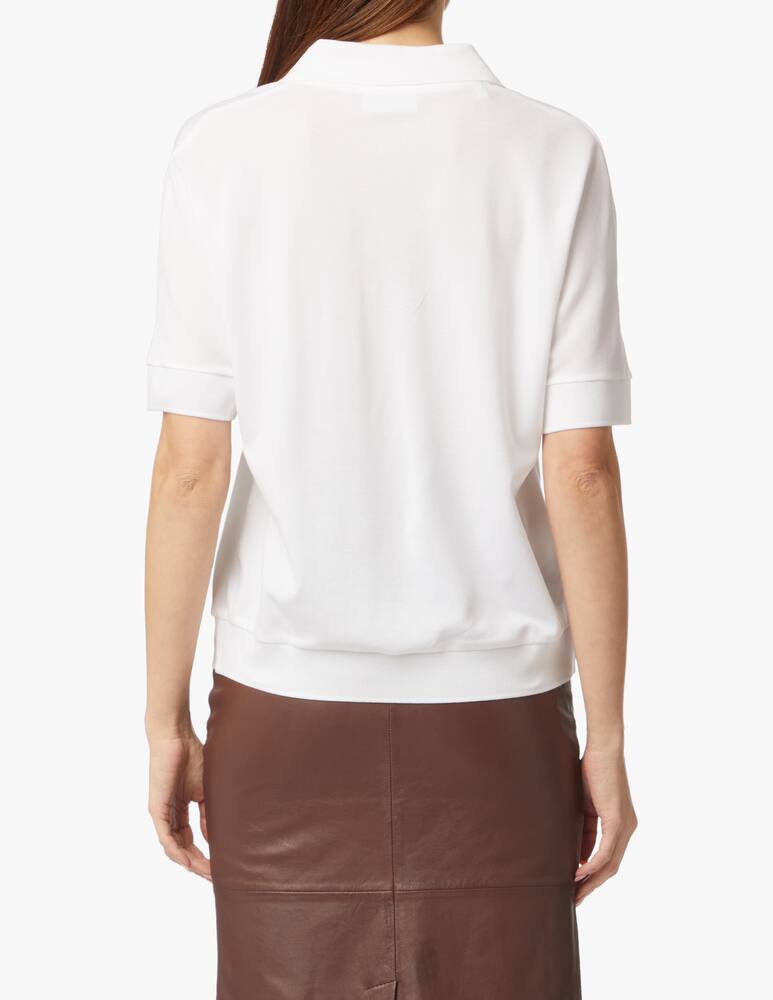 rinascente Lacoste Cotton blend polo shirt without buttons