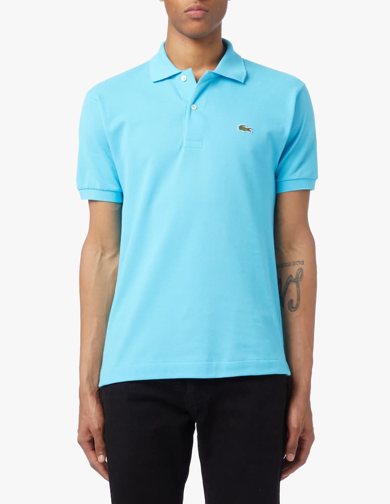 Lacoste Classic fit short sleeve polo - light blue - picture 1