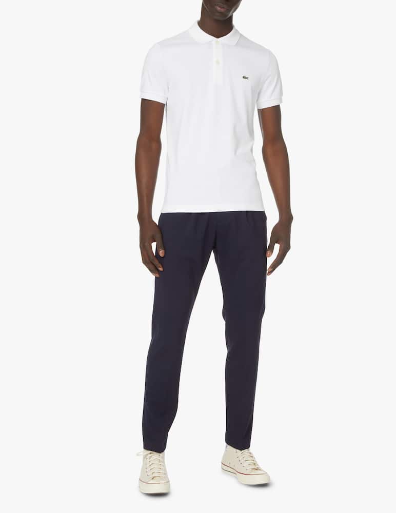 rinascente Lacoste Jersey short sleeve polo - white