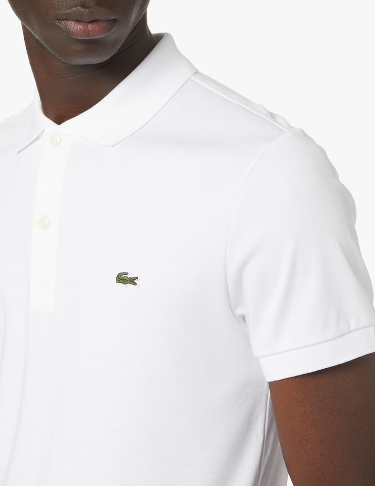rinascente Lacoste Jersey short sleeve polo - white