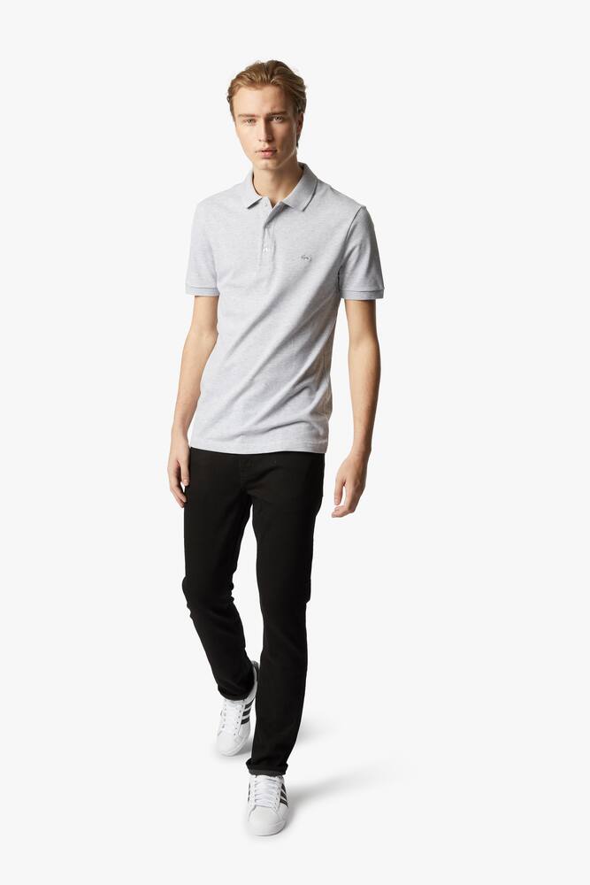 rinascente Lacoste Short sleeves polo - slim fit - grey