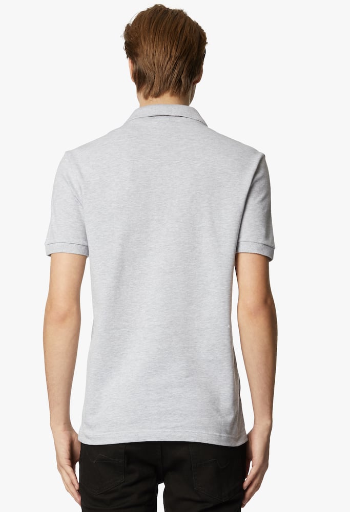 rinascente Lacoste Short sleeves polo - slim fit - grey