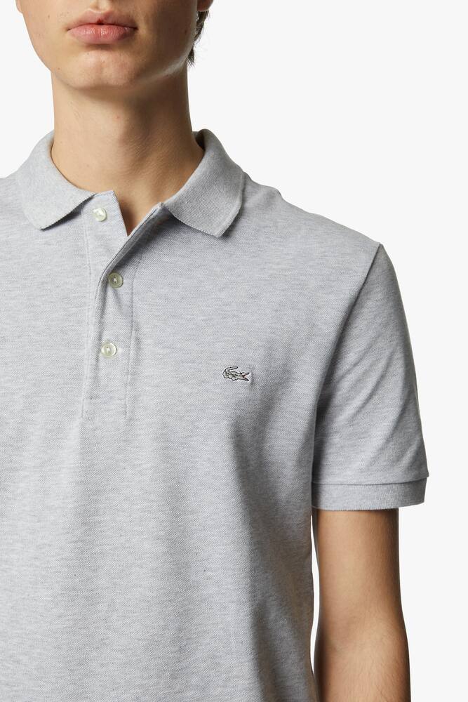 rinascente Lacoste Short sleeves polo - slim fit - grey