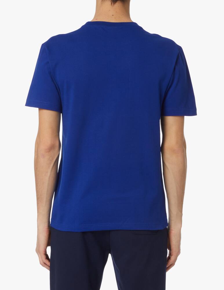 rinascente Lacoste Maglietta girocollo piquet waffle sport - blu