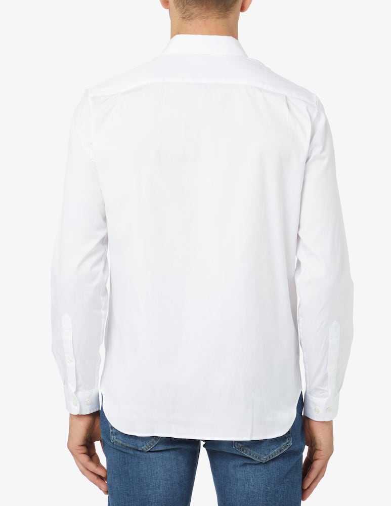 rinascente Lacoste Botton down regular fit shirt - White