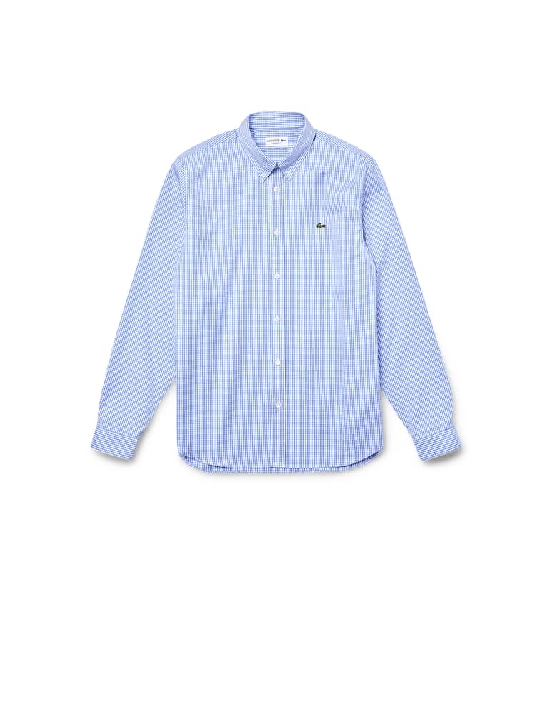 Lacoste Camicia vichy pinpoint regular fit - immagine 5 Lacoste Camicia vichy pinpoint regular fit - immagine 5