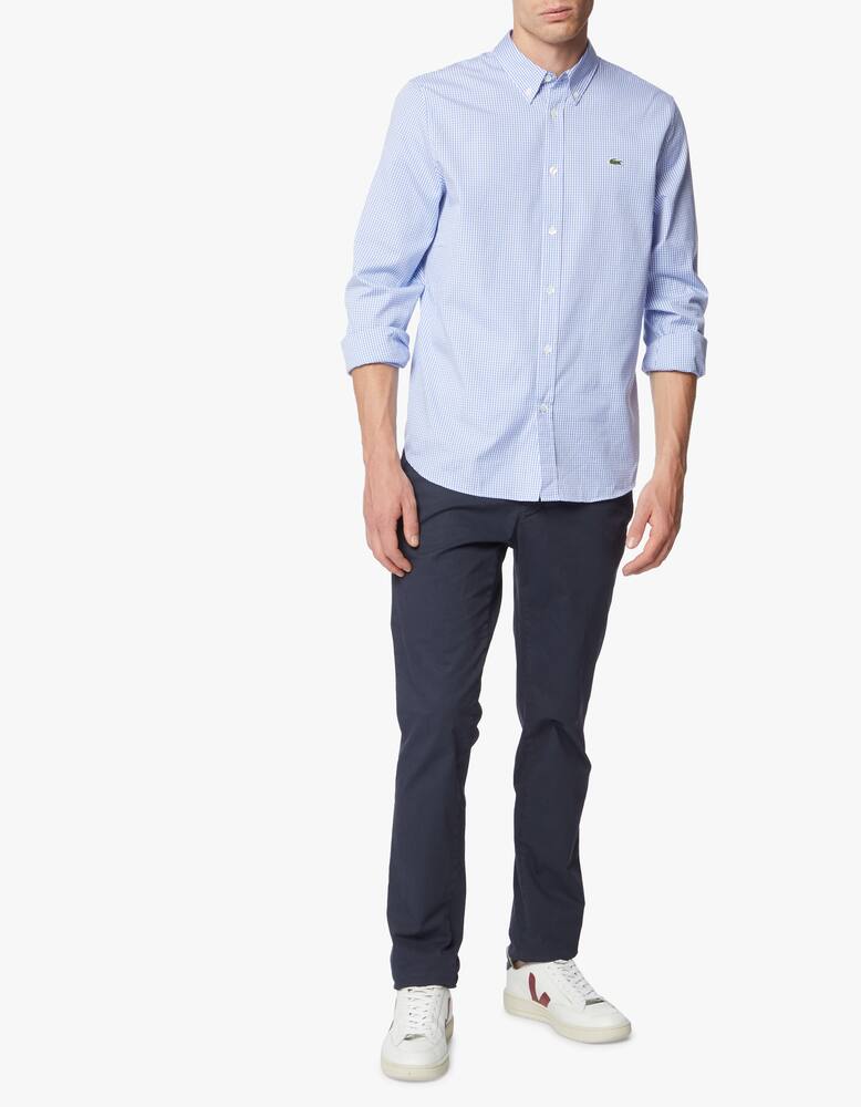 rinascente Lacoste Camicia vichy pinpoint regular fit