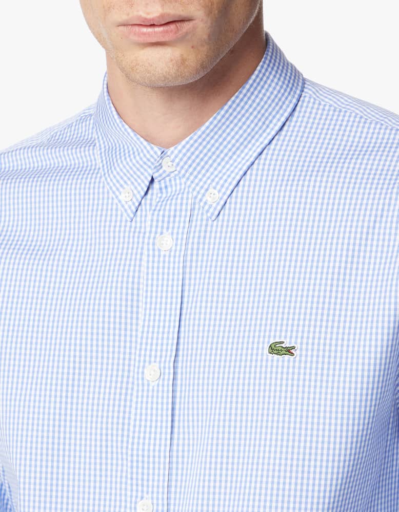 Lacoste Camicia vichy pinpoint regular fit - immagine 4 Lacoste Camicia vichy pinpoint regular fit - immagine 4