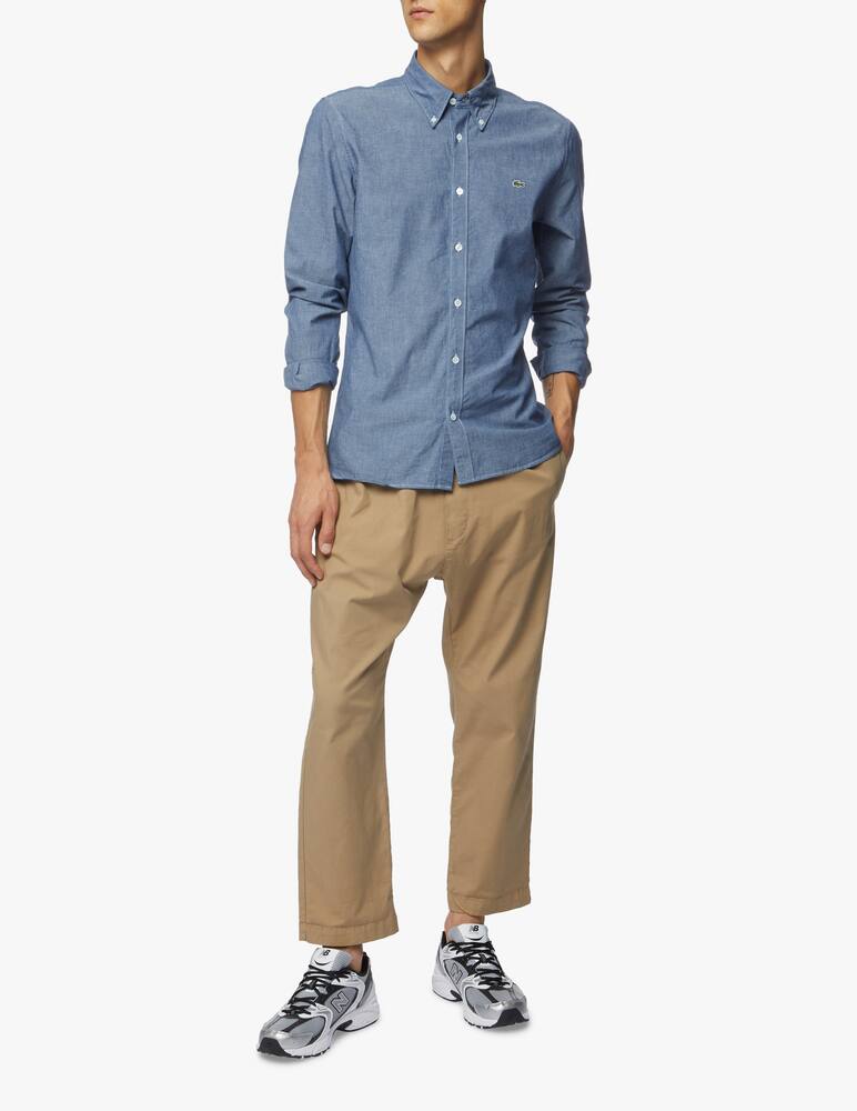 rinascente Lacoste Chambray slim fit shirt
