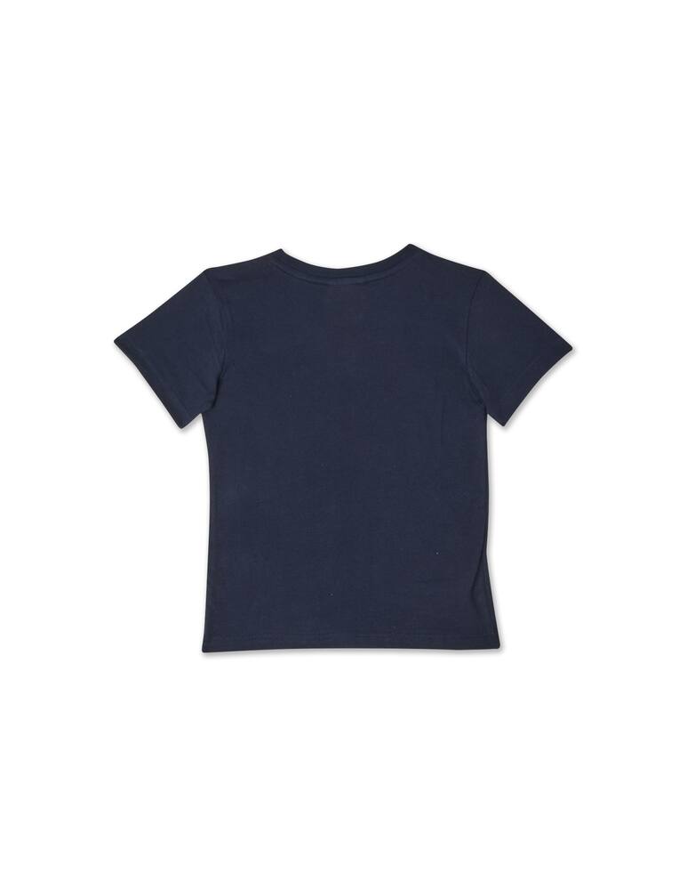 rinascente Lacoste Maglietta girocollo manica corta in cotone - blu