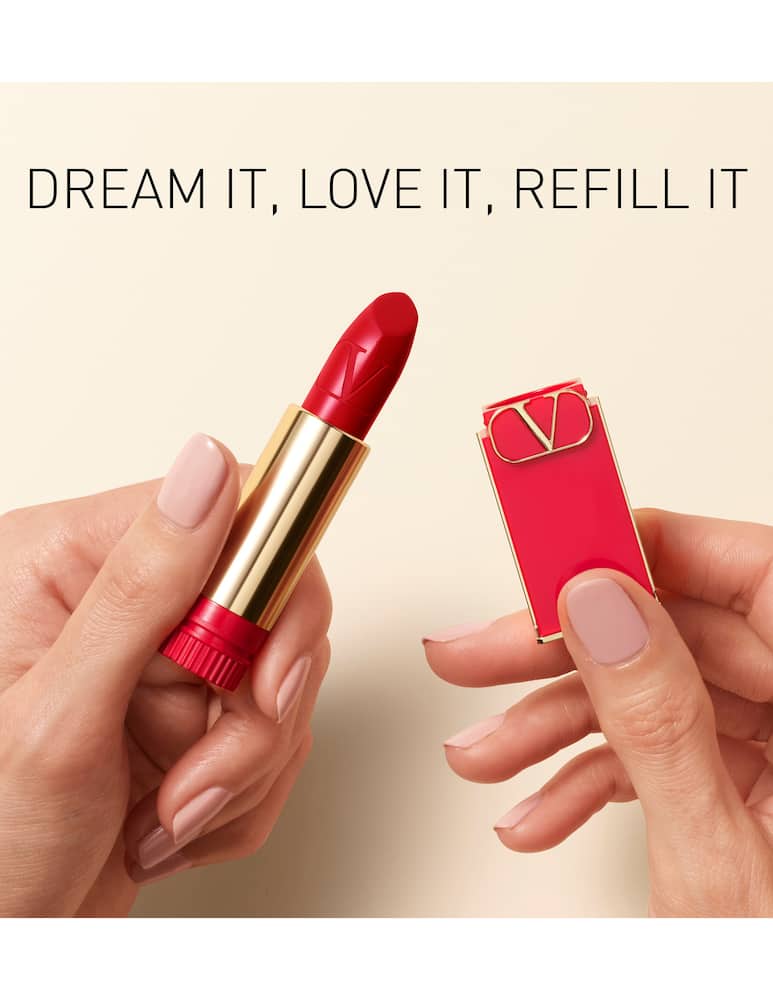 rinascente Valentino Beauty Rosso Valentino Satin refillable lipstick