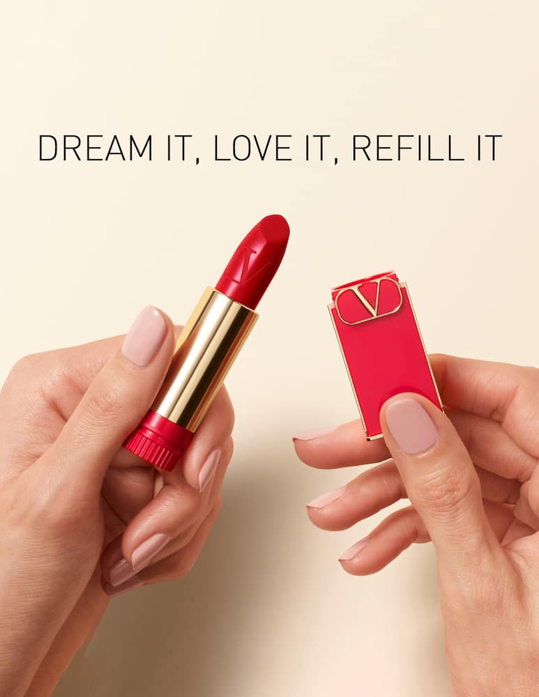 Valentino Beauty Rosso Valentino Satin rossetto ricaricabile - immagine 3 Valentino Beauty Rosso Valentino Satin rossetto ricaricabile - immagine 3