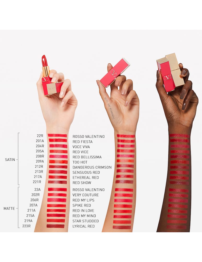 rinascente Valentino Beauty Rosso Valentino Matte rossetto ricaricabile