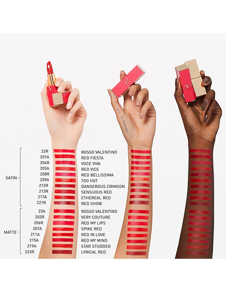rinascente Valentino Beauty Rosso Valentino Matte rossetto ricaricabile