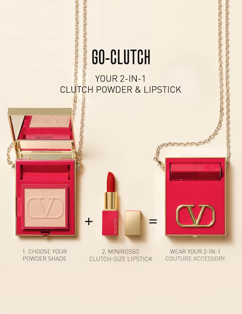 rinascente Valentino Beauty Go-Clutch Perfecting cipria perfezionante compatta