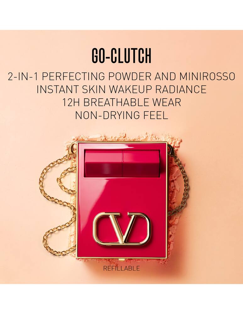 rinascente Valentino Beauty Go-Clutch Perfecting cipria perfezionante compatta