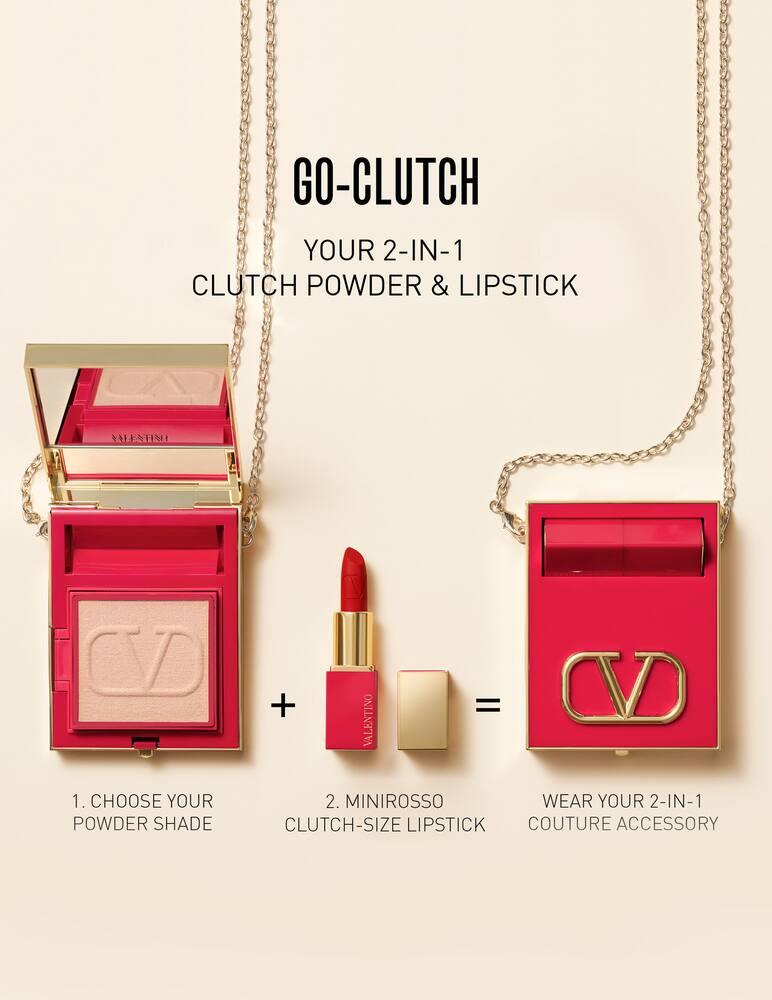 rinascente Valentino Beauty Go-Clutch Perfecting cipria perfezionante compatta