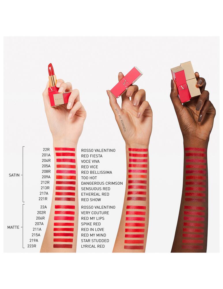 rinascente Valentino Beauty Rosso Valentino Satin ricarica rossetto