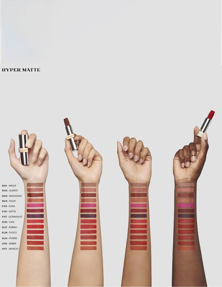 rinascente Prada Monochrome Hyper Matte Rossetto