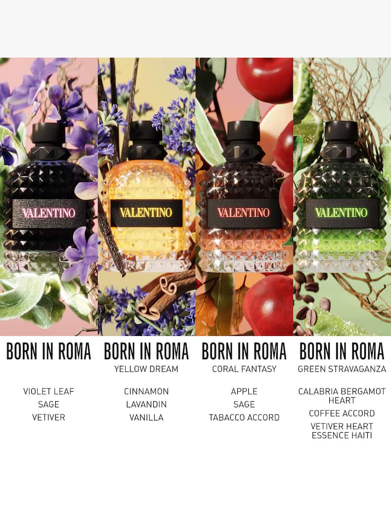 rinascente Valentino Beauty Born In Roma Uomo Green Stravaganza Eau De Toilette