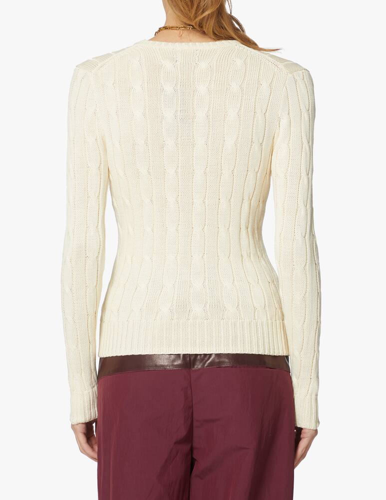 rinascente Polo Ralph Lauren Maglia classica manica lunga Julianna - bianco