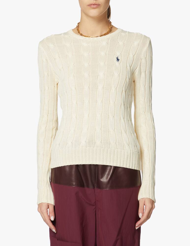 rinascente Polo Ralph Lauren Maglia classica manica lunga Julianna - bianco