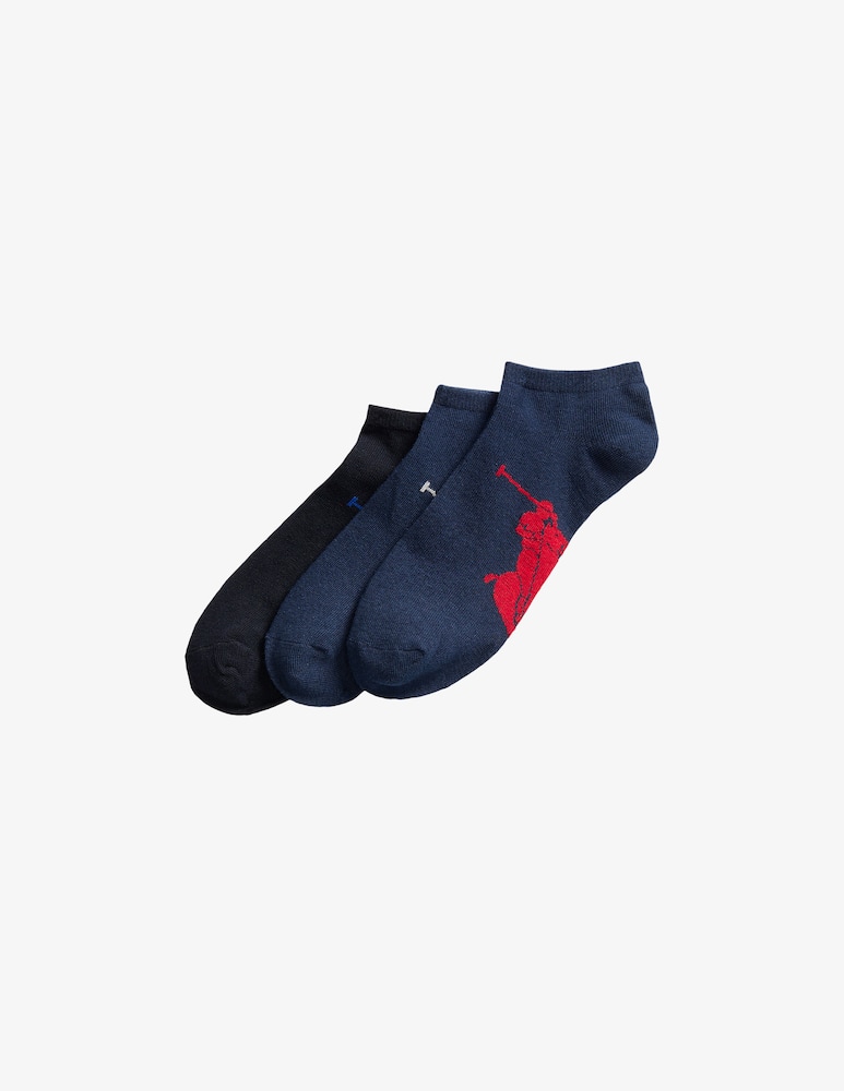 Polo Ralph Lauren 3pk big pp sole socks - picture 1 Polo Ralph Lauren 3pk big pp sole socks - picture 1