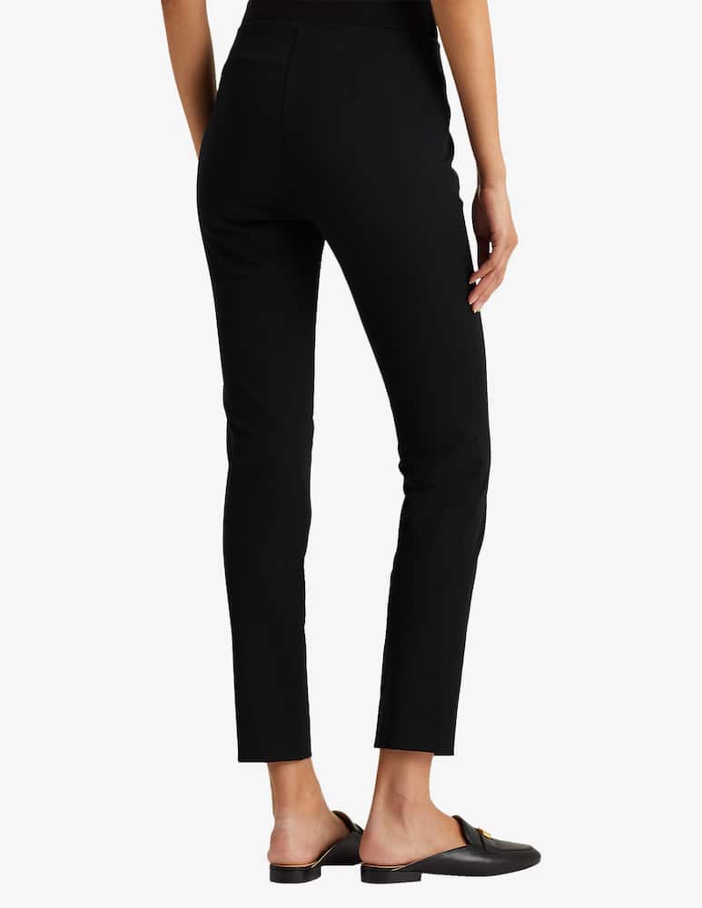 rinascente Lauren Ralph Lauren Keslina cotton blend skinny trousers - Black