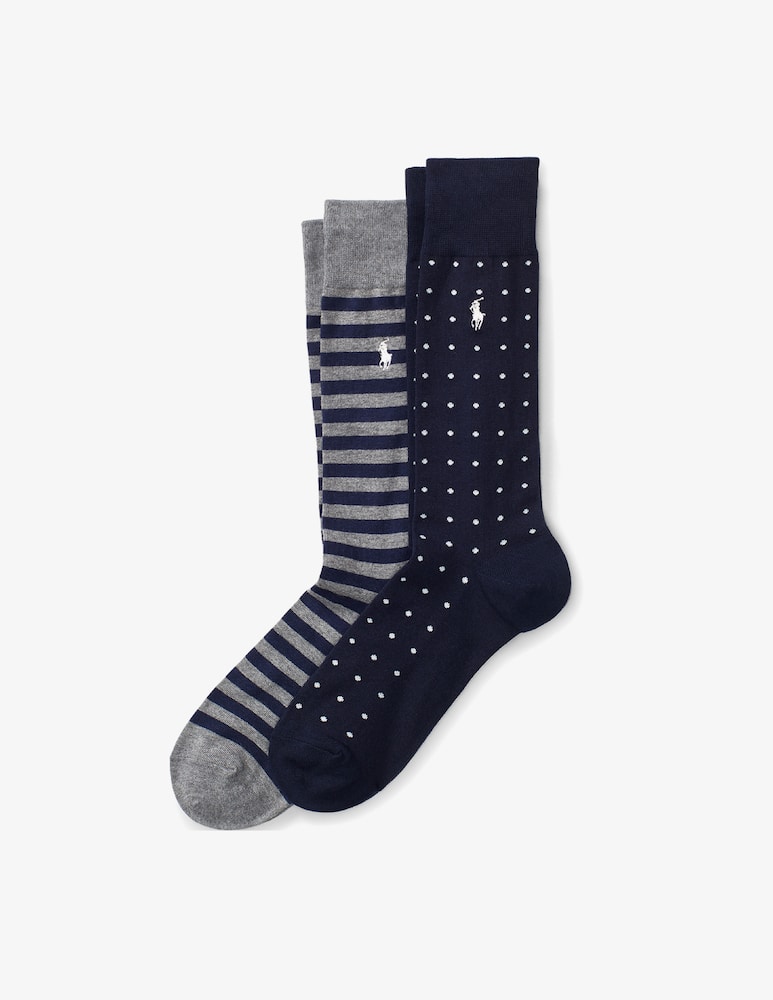 Polo Ralph Lauren Dot and stripe socks pack 2 - picture 1 Polo Ralph Lauren Dot and stripe socks pack 2 - picture 1
