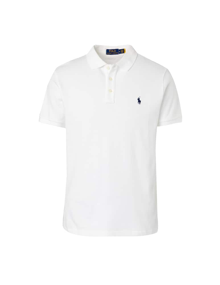 Polo Ralph Lauren Basic custom fit poloshirt - white - picture 5 Polo Ralph Lauren Basic custom fit poloshirt - white - picture 5
