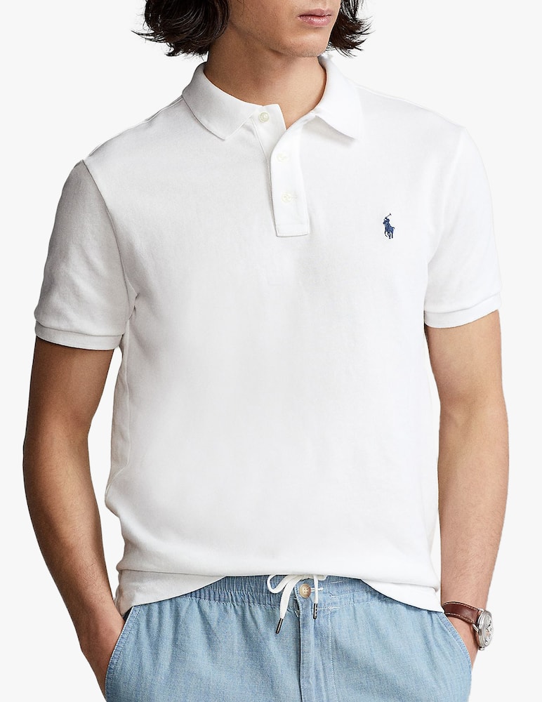 Polo Ralph Lauren Basic custom fit poloshirt - white - picture 1 Polo Ralph Lauren Basic custom fit poloshirt - white - picture 1