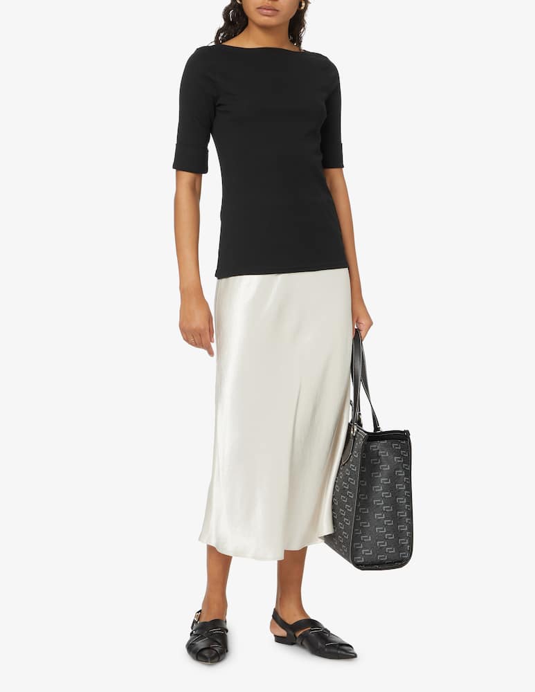 rinascente Lauren Ralph Lauren Judy cotton boatneck top