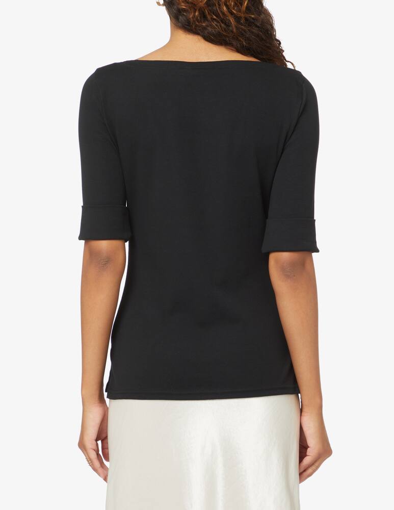 rinascente Lauren Ralph Lauren Judy cotton boatneck top