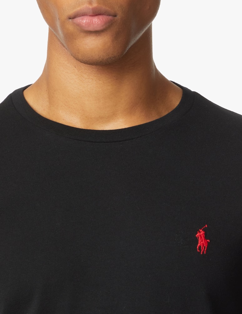 Polo Ralph Lauren Jersey slim fit short sleeve t-shirt - black - picture 4 Polo Ralph Lauren Jersey slim fit short sleeve t-shirt - black - picture 4