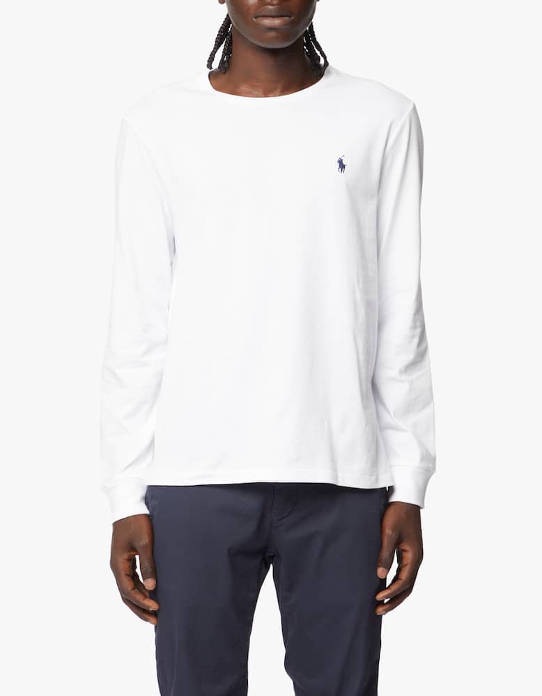 rinascente Polo Ralph Lauren Maglietta manica lunga jersey - bianco