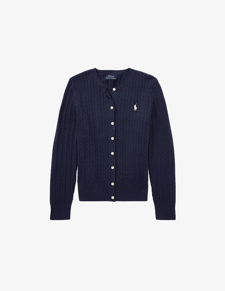 Polo Ralph Lauren Cardigan con trecce - Blu - immagine 1 Polo Ralph Lauren Cardigan con trecce - Blu - immagine 1