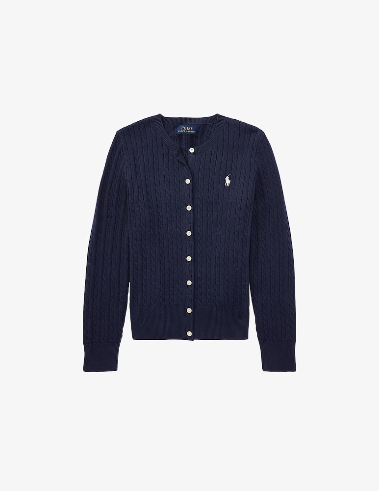 Polo Ralph Lauren Cardigan con trecce - Blu - immagine 1 Polo Ralph Lauren Cardigan con trecce - Blu - immagine 1
