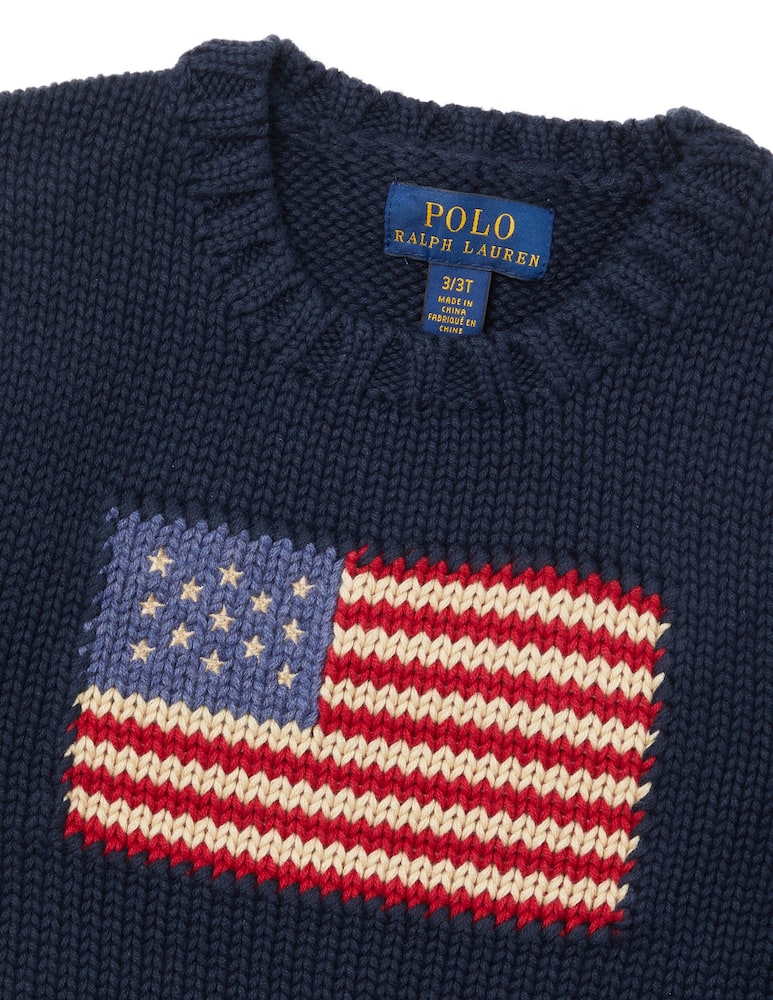 rinascente Polo Ralph Lauren Flag roundneck sweater