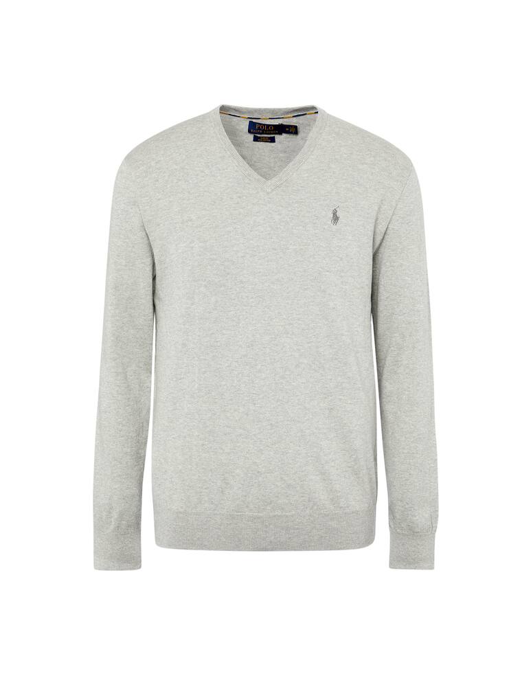 rinascente Polo Ralph Lauren Pima cotton v neckline sweater 